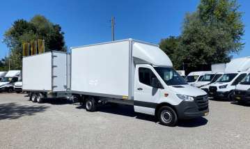 MERCEDES-BENZ Sprinter 314 CDI Möbelwagen mit Hebebühne / Anhänger Durchladesystem und Hebebünhe (Kasten)